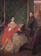 Edgar Degas, M.et M Edmond Morbilli